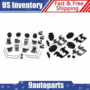 Front Rear Disc Brake Hardware Kit For 2009-2014 Toyota Highlander - Picture 1 of 5