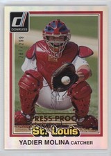 2015 Panini Donruss Inaugural 1981 Edition Press Proof Bronze /299 Yadier Molina