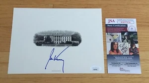 John Kerry Secretary of State signed Autogramm White House Gravur JSA COA - Bild 1 von 3
