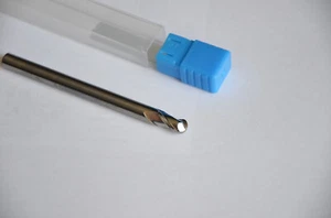 VHM RADIUSFRÄSER Extralang Schaft 8mm 100mm VHM Fräser 8mm HRC45 Aluminium - Bild 1 von 1