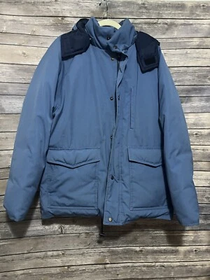 Penfield Rugged wear Blue Goose Down Mens Puffer Puffy Jacket Coat Large Vintage - Image 1 of 4