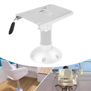 Pedestal de asiento de barco con bloqueo ajustable 13-19 pulgadas ajuste base de asiento de yate placa deslizante - Imagen 1 de 20