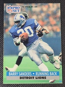1991 Pro Set #502 Barry Sanders Detroit Lions - Picture 1 of 3