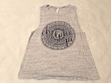 Women's Bella "Chi Alpha Pi" Grey Tank Top Size S