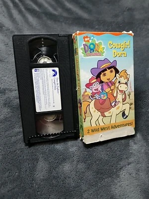 Nick Jr - Dora The Explorer Cowgirl Dora VHS Video Tape 2 Wild West Adventures! - Image 1 of 2