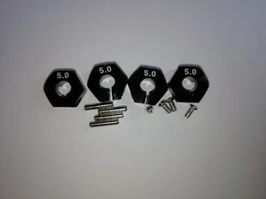 12 mm x 5mm Radmitnehmer schwarz 1 10 rc auto  - Bild 1 von 1