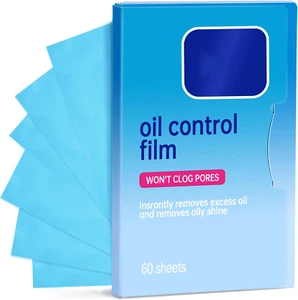 1 Pack Oil Blotting Sheets for Face (60 Sheets) - Oil Absorbing Blotting Papers  - Picture 1 of 11