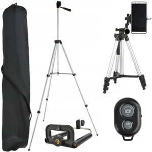 130cm Handy Stativ Ständer & Selfie Stick, Handyhalter,Smartphone Stative,Tripod - Zdjęcie 1 z 24