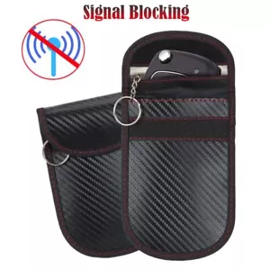 For Faraday Key Fob Bag Signal Blocking Key Fob case RFID Key Fob Protector - Picture 1 of 12
