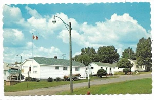 Nipigon Ontario Postcard Thunder Bay District Sunnyside Cabins Unused Chrome - Picture 1 of 2