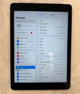 Apple iPad 6th Gen 32GB, Wi-Fi, - Gray - *PART'S OR REPAIR READ* - Picture 1 of 3