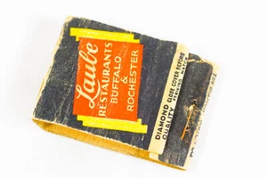 Laube Restaurant Buffalo NY 1930s Matchbook Advertising - Picture 1 of 5