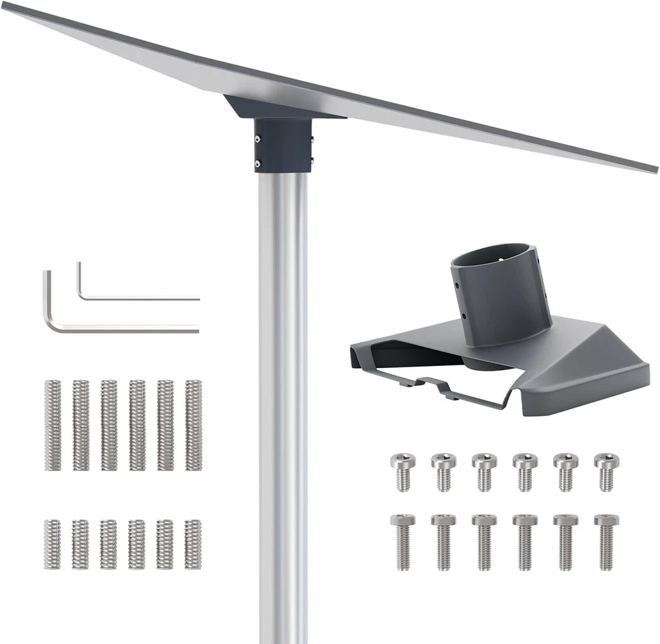 Adaptador de tubo Starlink Gen 3, montaje de 3 polos de acero inoxidable, gris Foto 1 de 4