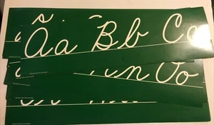 Abeka Cursive Writing Wall Cards Classroom Cursive Alphabet 42234 Traditional - Picture 1 of 7