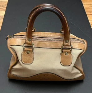 Marley Hodgson The Original Ghurka Bag No.16 The Keeper Leather Canvas Vtg 1981 - Picture 1 of 14