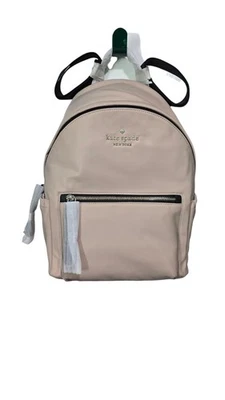 Новый с Ярлыками Kate Spade Chelsea средний теплый бежевый нейлона наплечная сумка рюкзак - Изображение 1 из 4