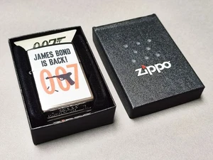 2017 GENUINE UNUSED ZIPPO LIGHTER - 007 JAMES BOND 29563 BOND IS BACK! - Picture 1 of 8