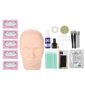 .Eyelash Extensions Tool Kit Makeup Semi Permanent Eyelash Grafting Practice - Bild 1 von 11