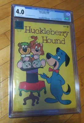Huckleberry Hound 1959 cuatro colores clasificación CGC 990 primera aplicación de Yogi Bear Foto 1 de 4