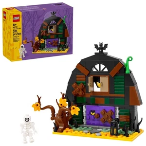 Juguete de construcción de granero de Halloween para niños - Decoración de habitación y juego de simulación para niños... - Imagen 1 de 6