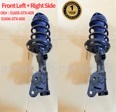 2x Front ELECTRONIC Shock Absorbers Assys For ACURA MDX & ZDX #51606STXA59 10-13 - Image 1 of 4