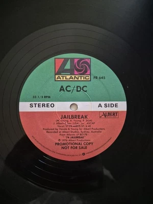 RARE AC/DC Jailbreak 12" Promo Sampler Misprint 1984 US Vinyl Record  - Image 1 of 4