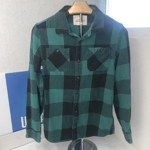 Camisa de franela Urban Pipeline para mujer verde negra a cuadros Ultimate abotonada XL - Imagen 1 de 5