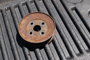 Craftsman GT Tractor 101343L Flywheel Pulley USED for 18 HP Opposed Twin Briggs - Picture 1 of 2