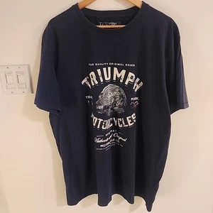 Camisa De Colección Triumph Motorcycles Para Hombre XL Puntada Única - Imagen 1 de 11