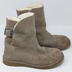 Birkenstock Uppsala Lammfell normale Passform Damen Freizeit Stiefel grau taupe 5-5,5 - Bild 1 von 8