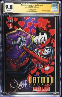 Batman Adventures: Mad Love #1 CGC 9,8 MT Firmado Jonboy Meyers Variante Especial Foto 1 de 4