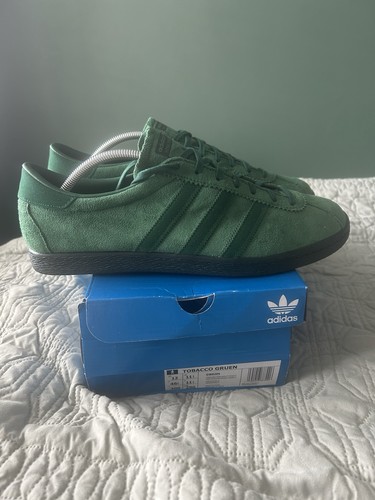 ADIDAS TOBACCO VERDE TAGLIA 11 ✅️ AUTENTICO NUOVO CON SCATOLA VERDE SCURO GW8205 RARO NUOVO ETICHETTE