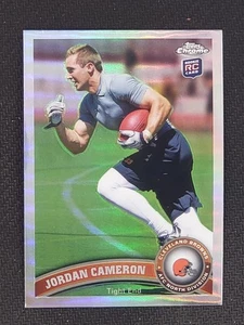 2011 Topps Chrome Refractor Rookie RC #58 Jordan Cameron - Picture 1 of 2