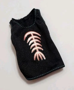 MONSTER HIGH TOP SHIRT ONLY GILLINGTON GIL WEBBER SKULL SHORES TANK DOLL CLOTHES - Picture 1 of 2