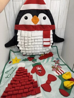 Merry & Bright Christmas SNUFFLE MATS Puzzle Toy For Dog pet Cat Lot Of 2 - Image 1 of 4