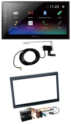 Pioneer DAB MP3 Bluetooth 2DIN USB Autoradio für Citroen C3 C2 Berlingo Jumpy sc - Bild 1 von 4