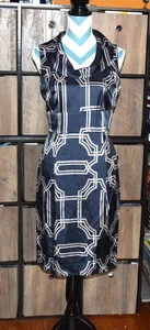 Banana Republic Kleid Damen Größe 4 Karomuster ärmellos Seidenmischung neu ohne Etikett - Bild 1 von 5