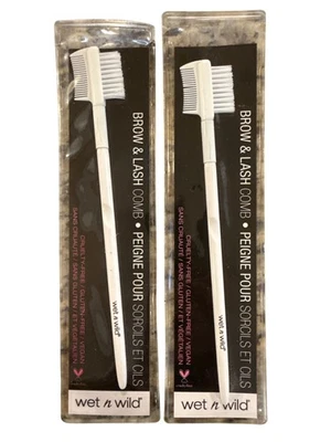 2pc Set WET N WILD Brow & Lash Comb Dual-Sided Cruelty-Free & Gluten-Free White - Image 1 of 2