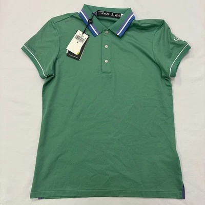 Polo de golf para mujer RLX ligero piqué liso verde talla S Foto 1 de 3