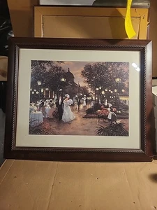 Christa Kieffer Framed “ would You Like Some Flowers” Print Lithograph - Picture 1 of 9