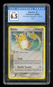 2006 Pokemon EX Holon Phantoms Raichu Delta Species Holo 15/110 CGC 6.5 RARE - Picture 1 of 2