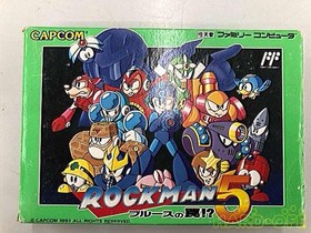 Capcom  Fc Rockman 5 Blues' Trap Famicom NES