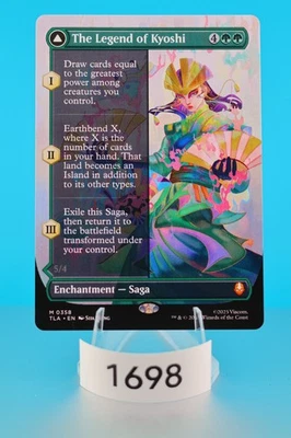 MTG The Legend of Kyoshi Borderless Avatar Regular #358 - Image 1 of 2
