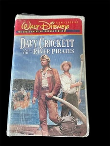 Walt Disney's Davy Crockett and the River Pirates (1956) - VHS Cassette - SEALED - Picture 1 of 3