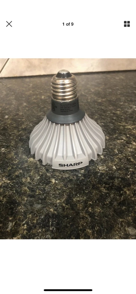 SHARP LED FOR LED PAR30 DL-L12P3030A  12W. 120V. 60Hz. 105MA - Image 1 of 4
