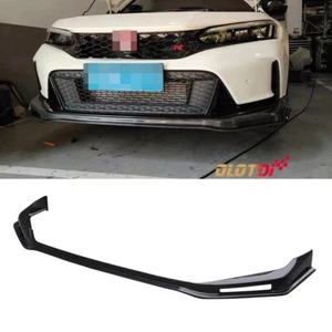 For Honda Civic FL5 Type-R Spoon JDM Carbon Fiber Front Lip Bumper Chin Spoiler - Picture 1 of 20