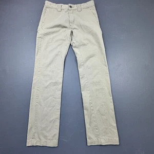 Dickies Pants Boys 16 Khaki Straight Leg Flat Front Durable Workwear - Picture 1 of 11