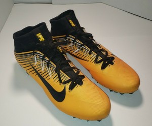 nike vapor football cleats white and gold