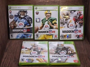 Lote Madden 2008-2012 Xbox 360 CIB - Imagen 1 de 2