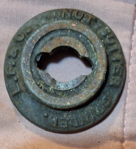 Vintage NUT BUTTER VALVE HANDLE  KNOB Cover